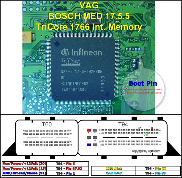 Bosch MED 17.5.5 pinout diagram 1